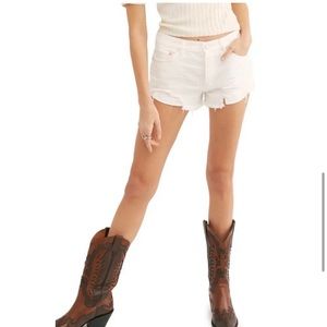 Free People Loving Good Vibrations Cutoff Shorts